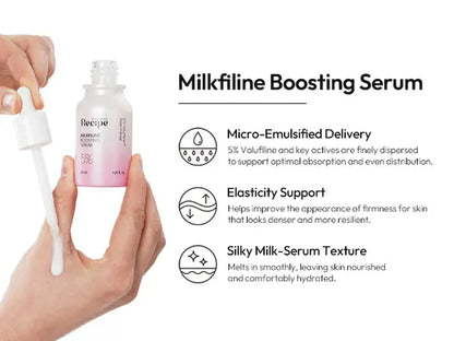 Volufiline 100% Serum & Milkfiline Cream Bundle | Official Sederma France Formula for Plumping, Hydration & Anti-Aging
