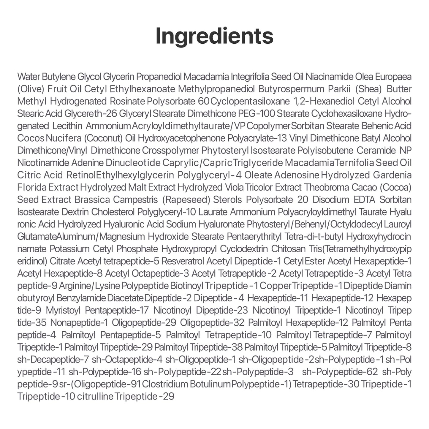 NAD+ Retinol Eye Cream | Korean Eye Cream for Dark Circles, Puffiness, Fine Lines & Wrinkles with 50 Peptides, Niacinamide & Ceramides