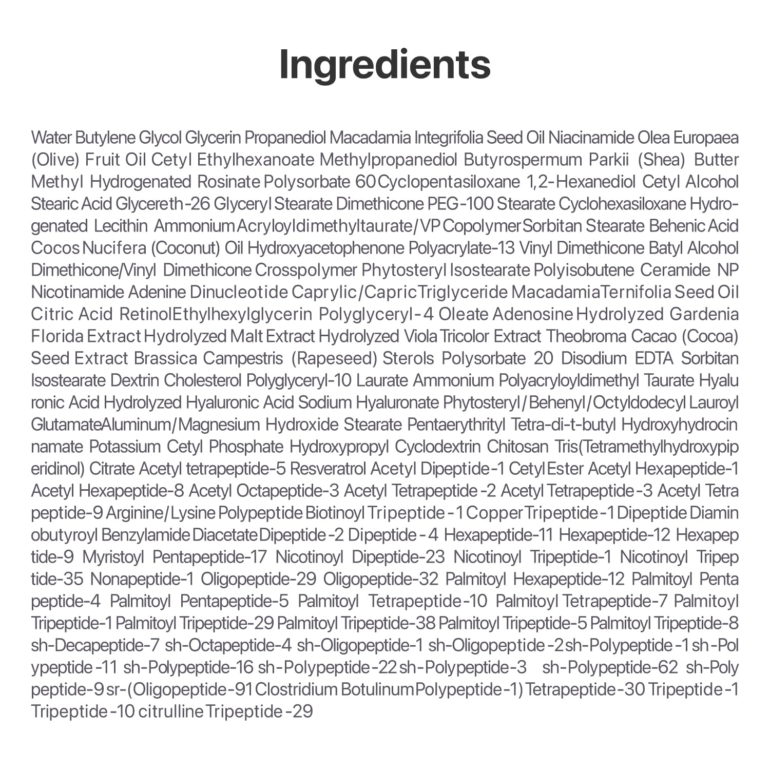 NAD+ Retinol Eye Cream | Korean Eye Cream for Dark Circles, Puffiness, Fine Lines & Wrinkles with 50 Peptides, Niacinamide & Ceramides