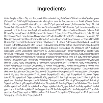 NAD+ Retinol Eye Cream | Korean Eye Cream for Dark Circles, Puffiness, Fine Lines & Wrinkles with 50 Peptides, Niacinamide & Ceramides