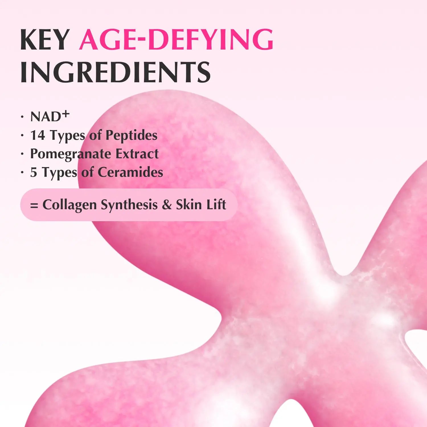 NAD+ Peptide Serum & Cream Duo | Anti-Aging Skincare for Wrinkles, Fine Lines, Firming, Face, Neck & Body