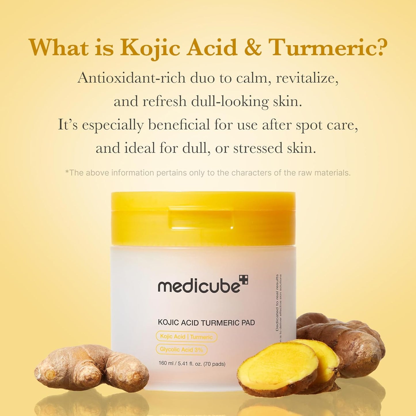 Turmeric Body Peel & Kojic Acid Toner Pads | Body Exfoliator for Dark Spots, Strawberry Legs & Smooth Skin