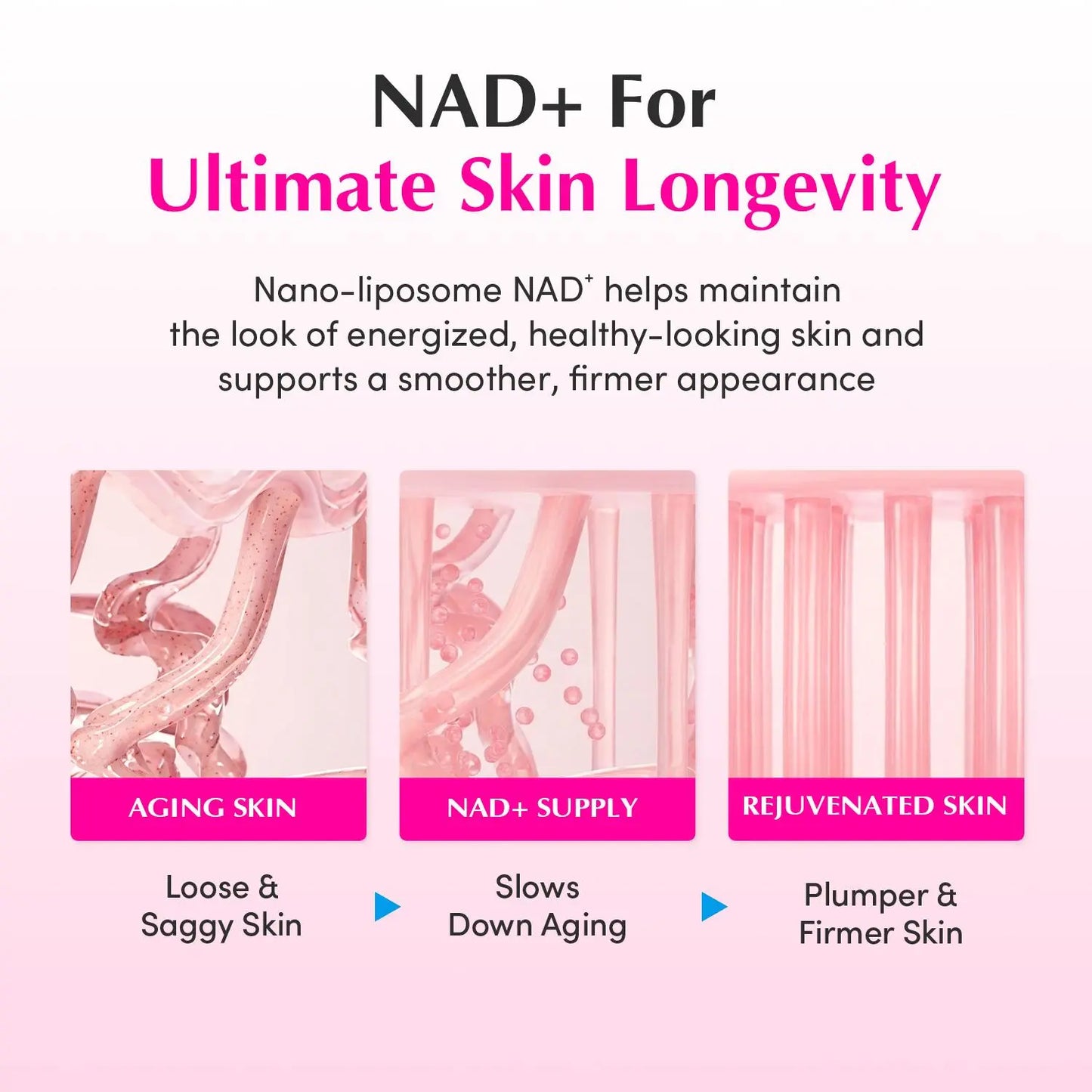 NAD+ Peptide Serum & Cream Duo | Anti-Aging Skincare for Wrinkles, Fine Lines, Firming, Face, Neck & Body